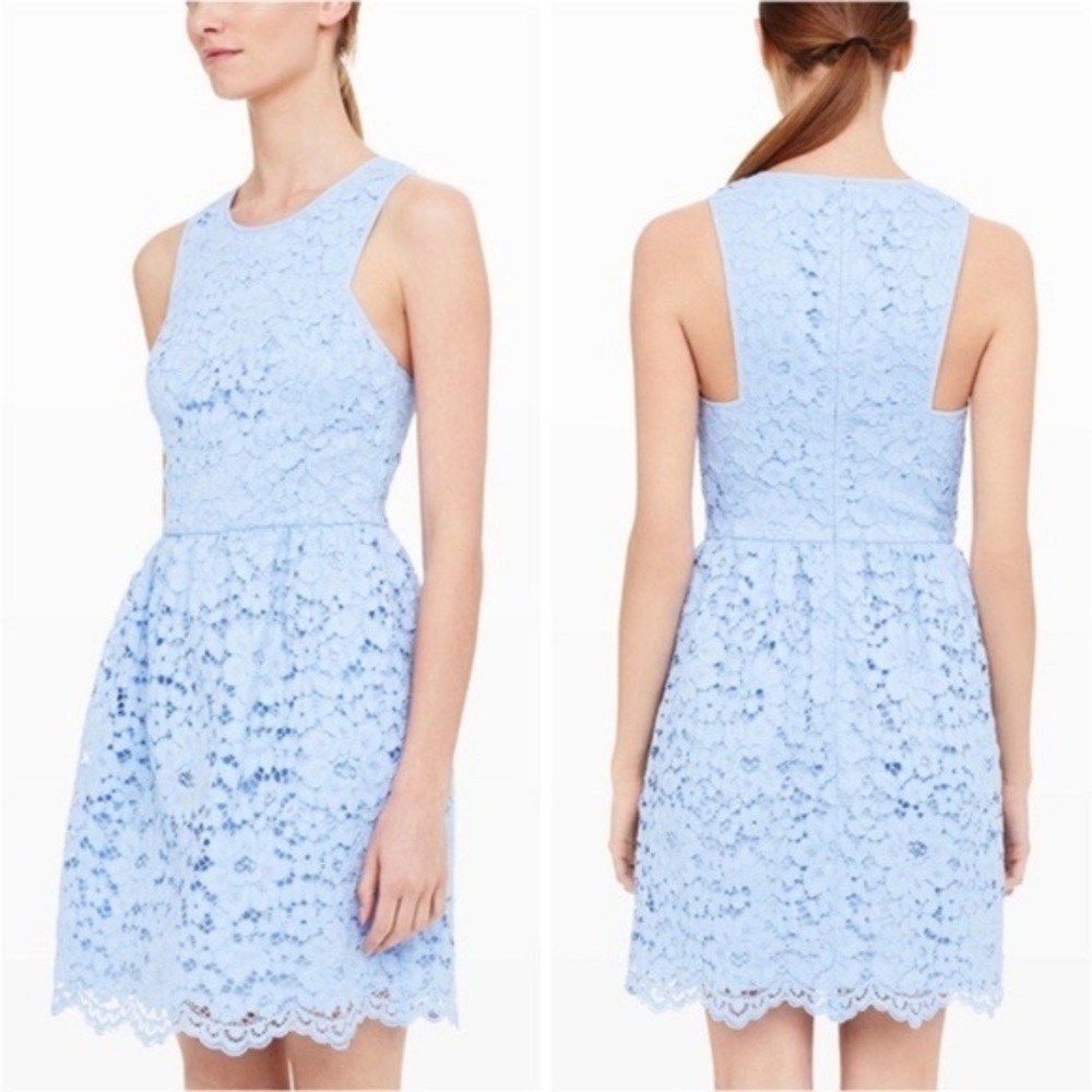 💫3 for $25💫 Club Monaco Light Blue Lace Dress (staray) size 2